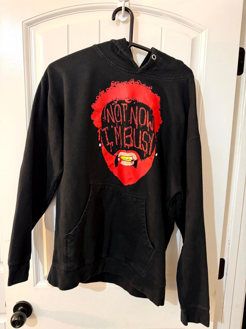 Joyner Lucas "Not Now I'm Busy" Hoodie Black Large